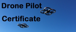 drone certification sign