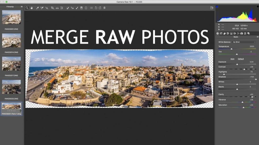 RAW Panorama Merge with Photoshop CC Photography Tips