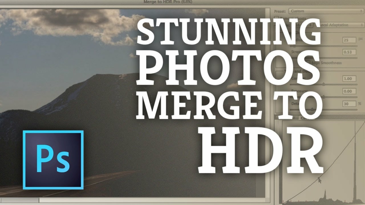 Combining and Merging in Photoshop HDR Images  
