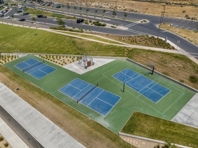 Tennis Court at Adobe Campus in Lehi, Utah