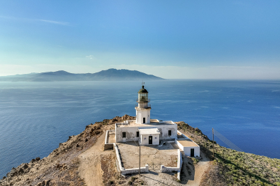 Armenistis Lighthouse in Mykonos, Greece