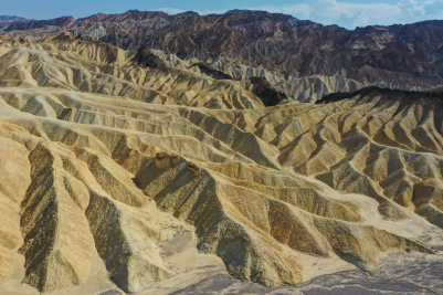 Aerial View of Death Valley National Park in California
