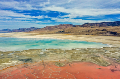 Great Salt Lake in Salt Lake City, Utah