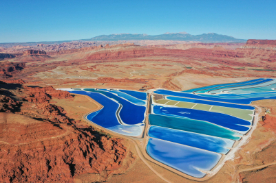Potash Ponds in Moab, Utah