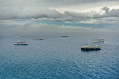 Docked Ships in Tenerife, Spain