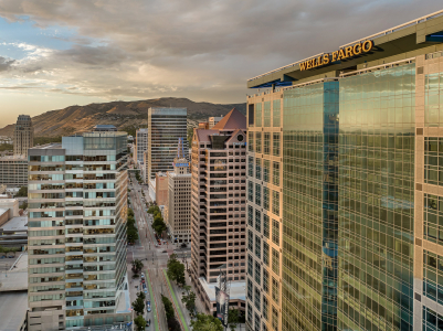 Wells Fargo in Downtown Salt Lake City, Utah